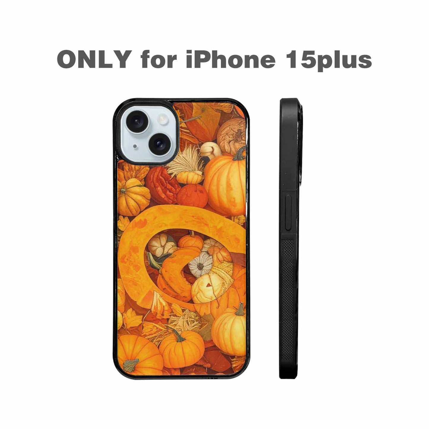 iPhone 15 Plus Case — Autumn Pumpkin Patch Autumn Pumpkin Patch, Custom Art Phone Cover