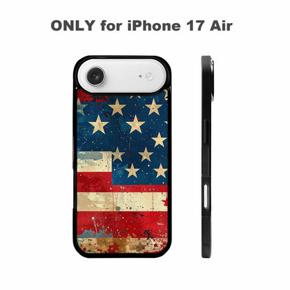 iPhone 17 Air Case — Small American Flag Stars And Galaxy, Custom Printed Phone Case