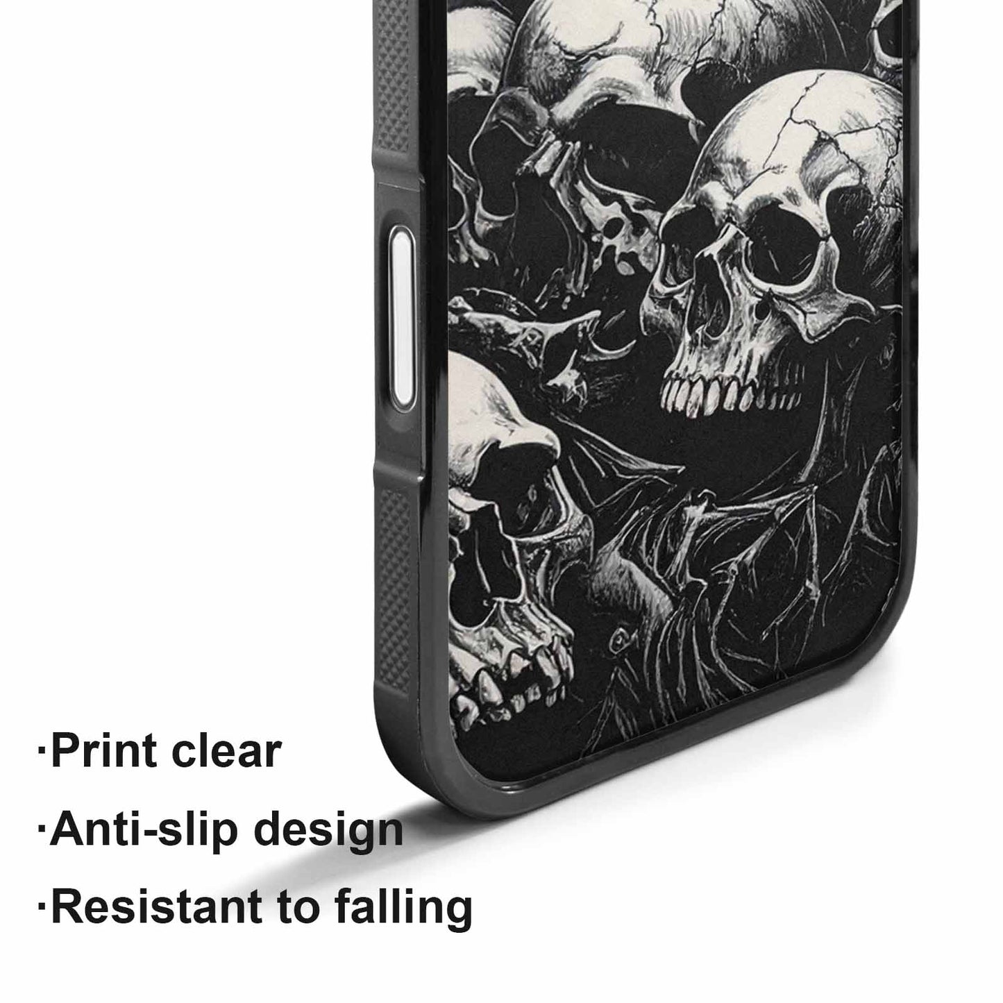 iPhone 17 Case — Skull Dark Art Gothic Print Gothic, Custom Phone Case