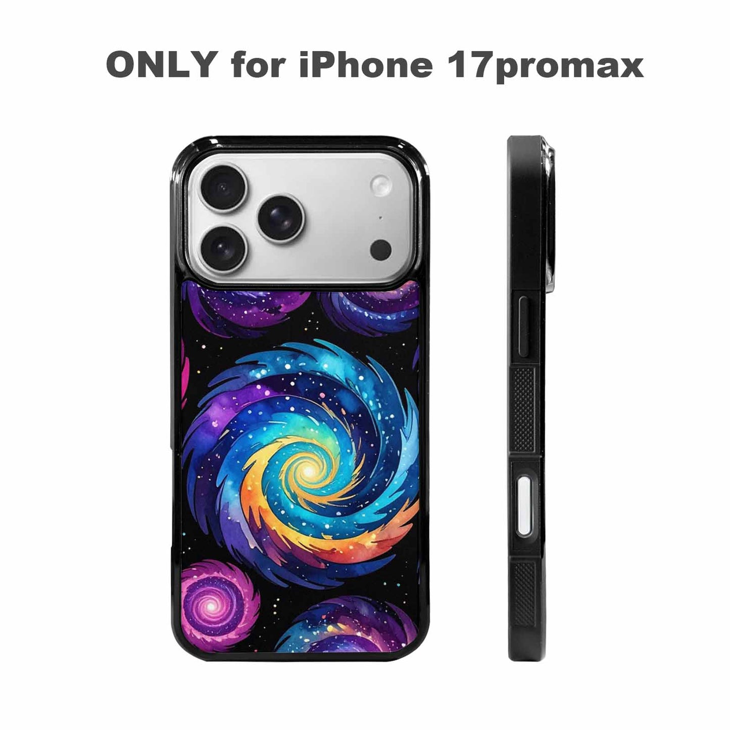 iPhone 17 Pro Max Case — Rose Galaxy Art Seamless Galaxy Space, Custom Designed Case Cover