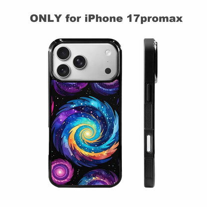 iPhone 17 Pro Max Case — Rose Galaxy Art Seamless Galaxy Space, Custom Designed Case Cover