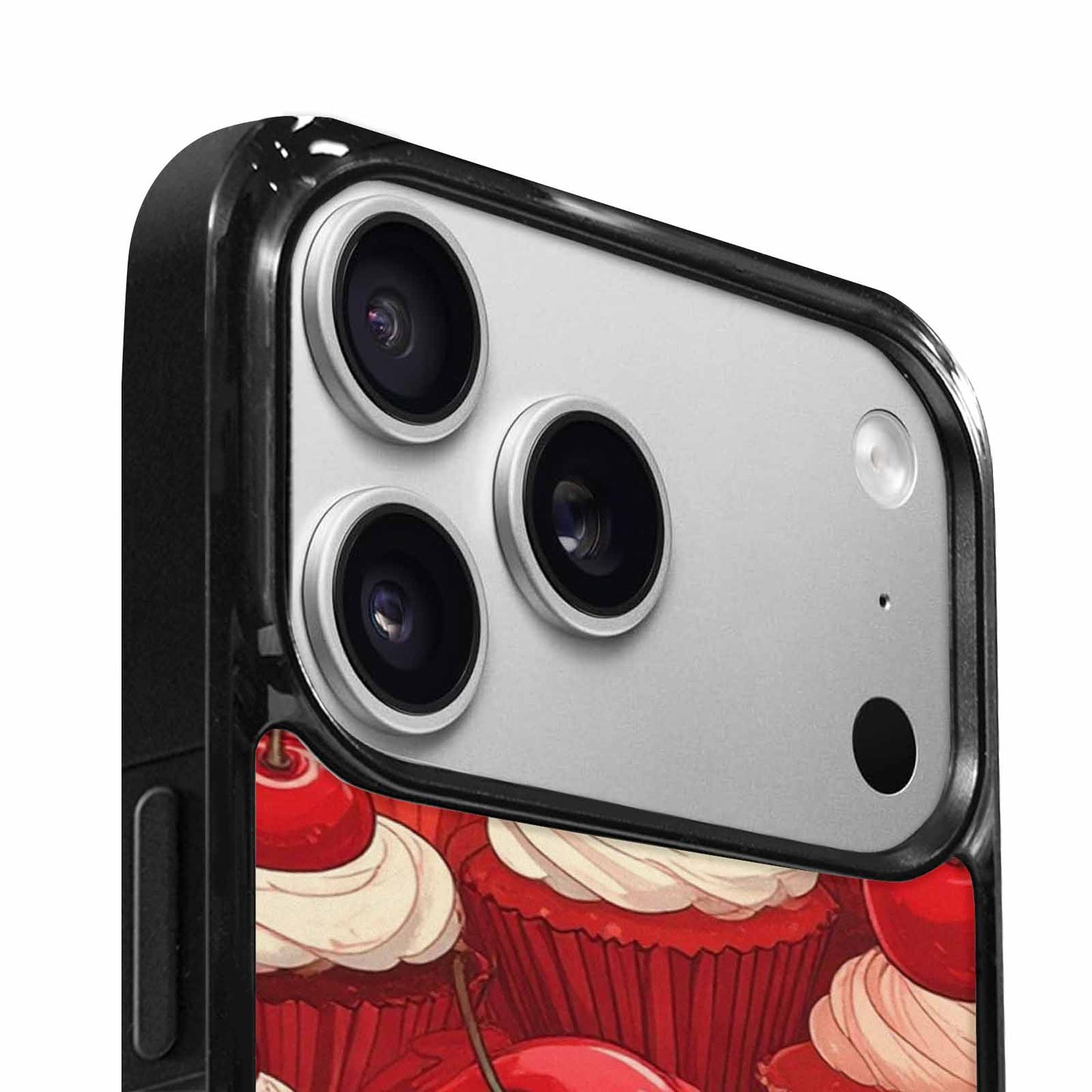 iPhone 17 Pro Case — Retro Cherry Cupcake Retro Vintage, Custom Print Case Cover
