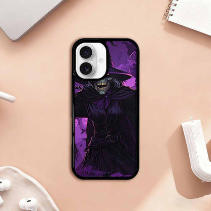 iPhone 17 Case — Scary Horror Halloween Art Original Art, Unique Phone Case Design