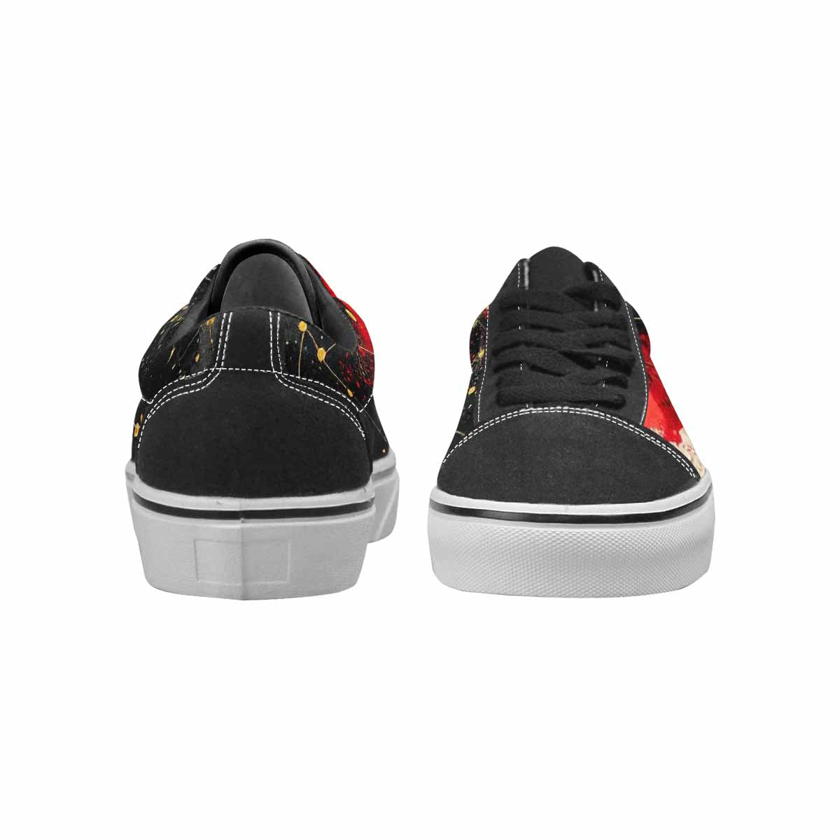 WOMEN'S Zodiac Constellation Lace-Up Canvas Vivid Sneakers