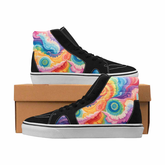 MEN'S Tie Dye High Top Canvas Custom Fashion Dreamcore Customized Sneakers