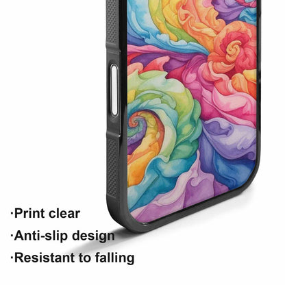 iPhone 17 Case — Tie Dye Swirls Tie Dye Tie, Personalized Phone Case