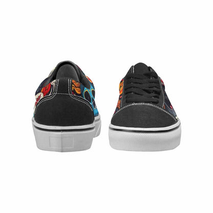 MEN'S Skull Canvas Lace-Up Surreal Shoes