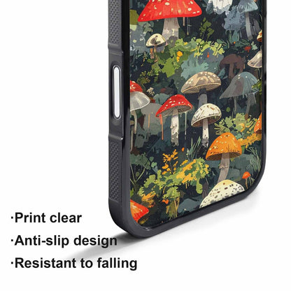iPhone 17 Pro Max Case — Mushrooms Camomushrooms Patter Cwy Camo, Custom Printed Phone Case