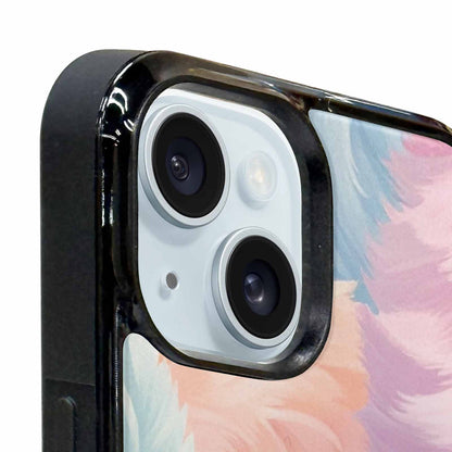 iPhone 15 Plus Case — Zebra Pastel Rainbow, Original Design Phone Case