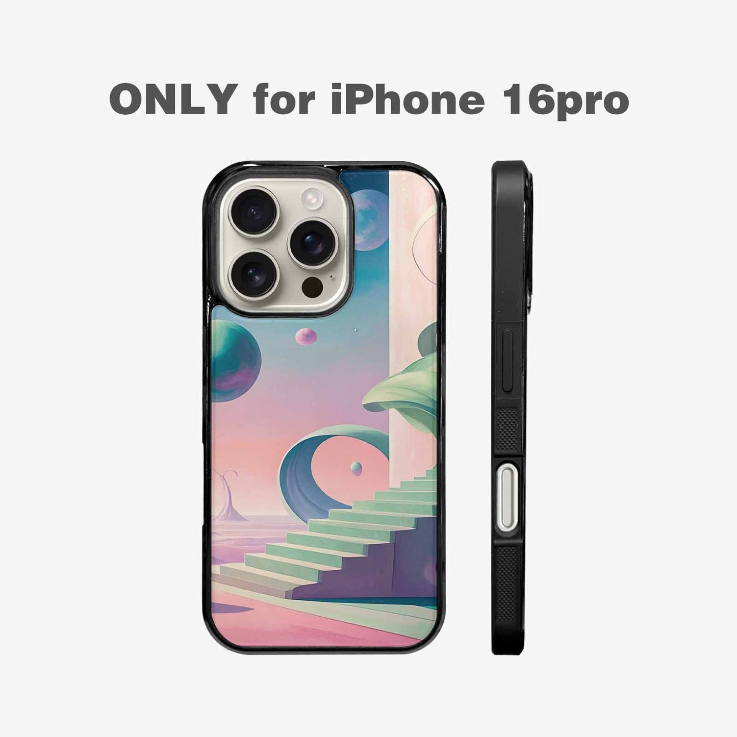 iPhone 16 Pro Case — 1930s European Surrealist Art Style Dreamlike, Custom Phone Case