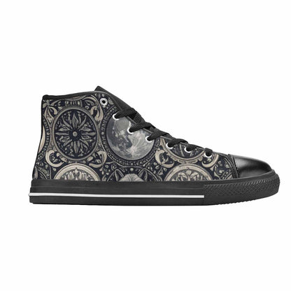 MEN'S Wolves Everywhere Collage High Top Canvas Surreal Custom Shoes