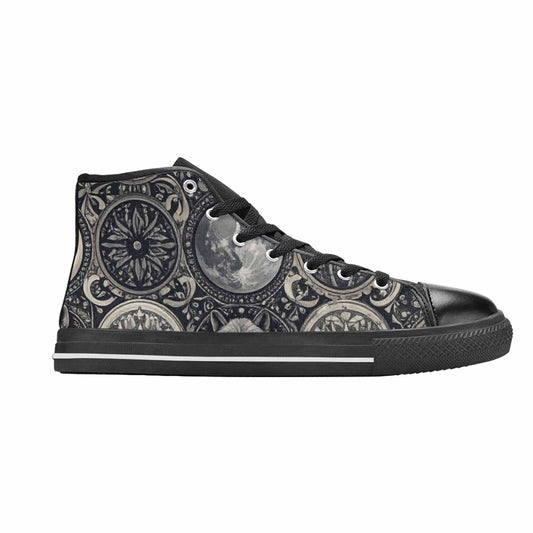 MEN'S Wolves Everywhere Collage High Top Canvas Surreal Custom Shoes