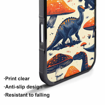 iPhone 17 Air Case — Vintage Dinosaurs Mushroom Retro Vintage, Custom Designed Case Cover