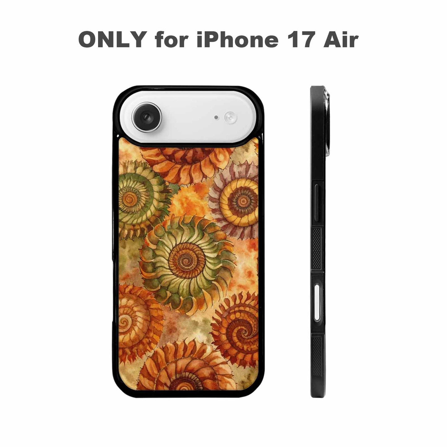iPhone 17 Air Case — Tie Dye Earth Tones Blended Tie, Customized Protective Case