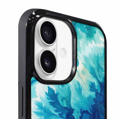 iPhone 17 Case — Tie Dye Ocean Blues Tie Dye, Original Design Phone Case