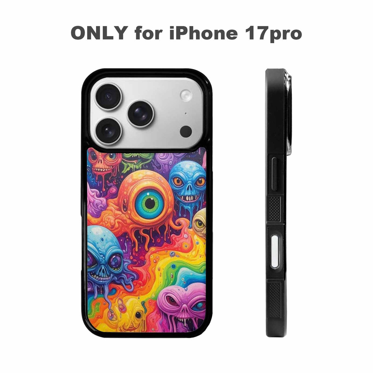 iPhone 17 Pro Case — Aliens Tie Dyemelting Aliens P Tie, Personalized Phone Case