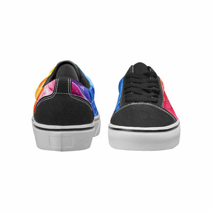MEN'S Melting Icecream Collage Canvas Lace-Up Y2K Sneakers