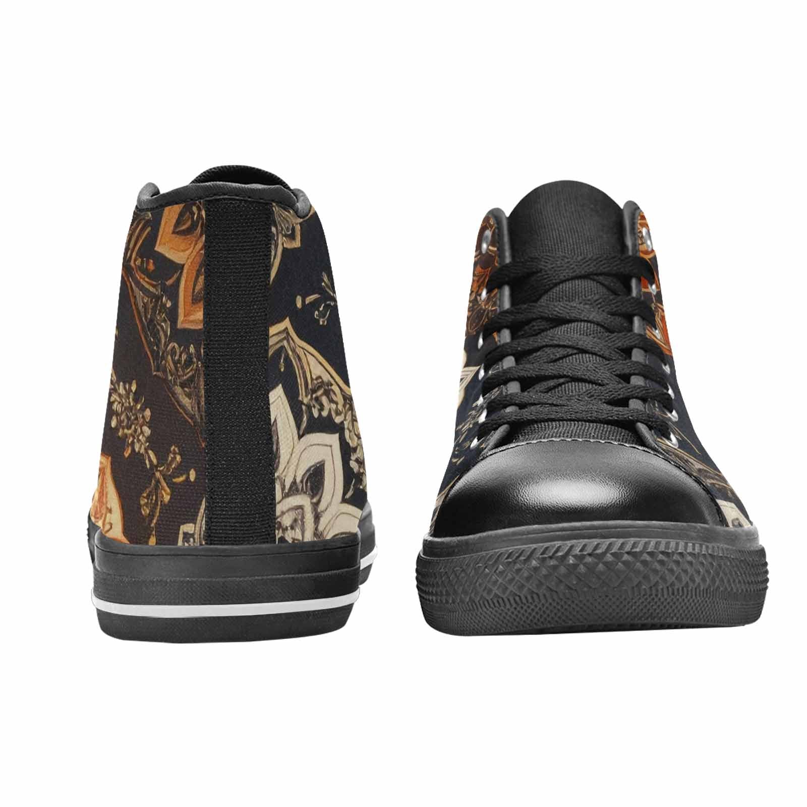 MEN'S Mandala High Top Canvas Vivid Custom Sneakers