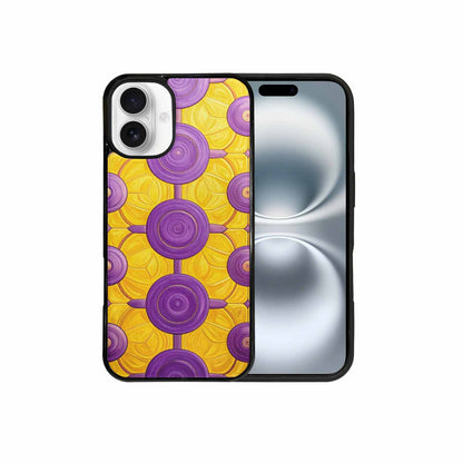 iPhone 16 Plus Case — Intersex Flag Color Theme Small Rainbow, Original Design Phone Case