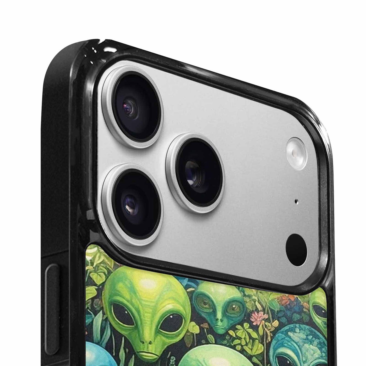 iPhone 17 Pro Max Case — Aliens Pattern Hundreds Of Alien Scifi, Customized Protective Case