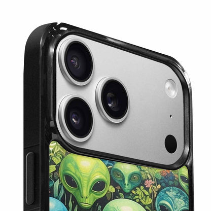 iPhone 17 Pro Max Case — Aliens Pattern Hundreds Of Alien Scifi, Customized Protective Case