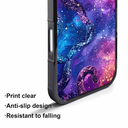 iPhone 17 Air Case — Snake Print Galaxy Seamless Pattern Animal, Custom Made Phone Cover