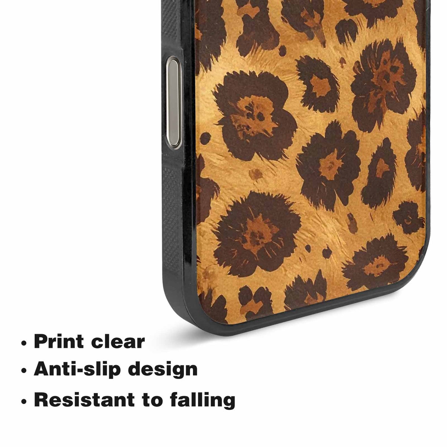iPhone 16 Pro Max Case — Classic Leopard Print Warm Golden Tan, Custom Art Phone Cover