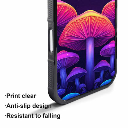 iPhone 17 Pro Case — Psychedelic Mushroom Cartoon Pattern Cartoon Cute, Custom Designed Case Cover