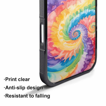 iPhone 17 Pro Max Case — Tie Dye Swirls Tie Dye Tie, Personalized Phone Case
