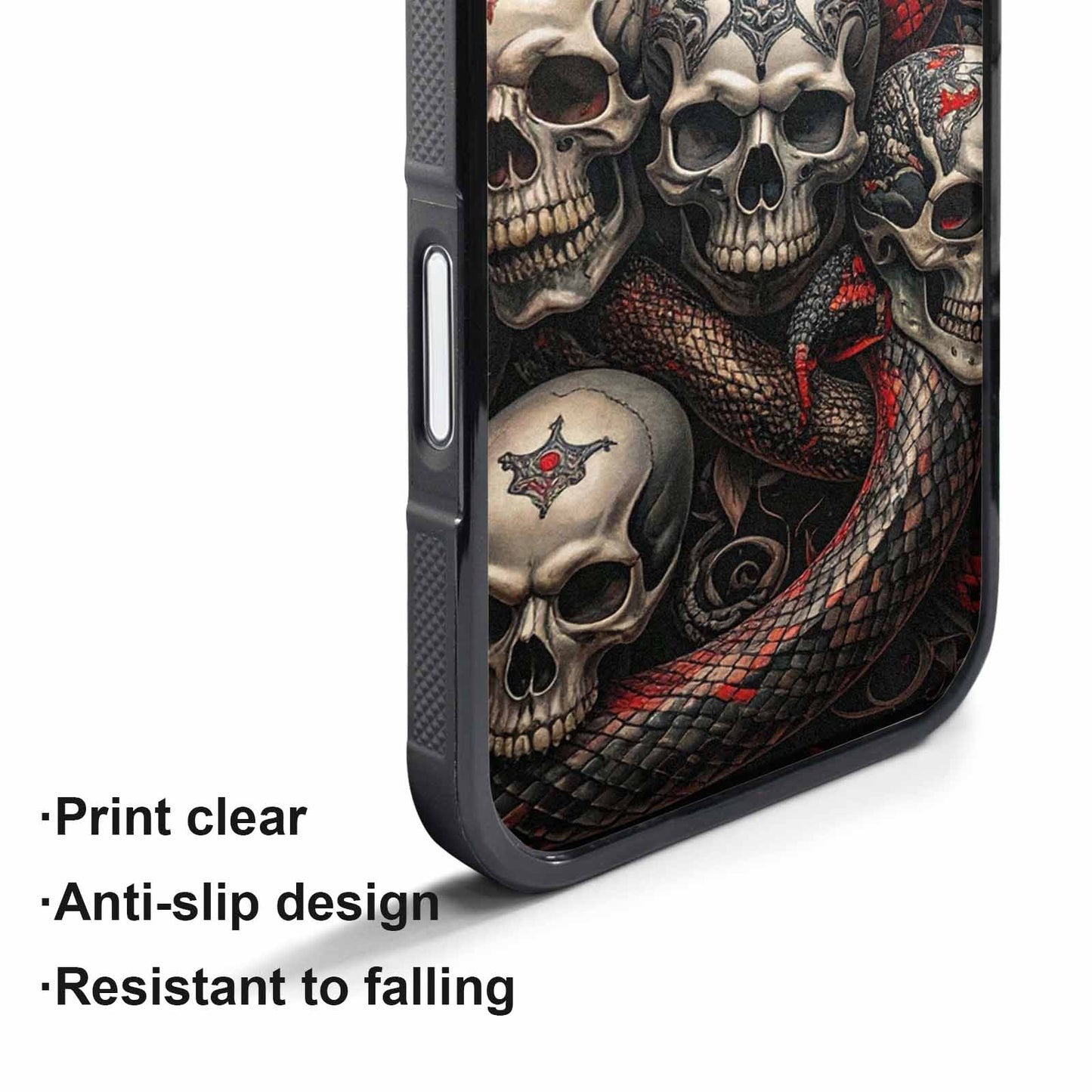 iPhone 17 Air Case — Skull Dark Art Gothic Print Gothic, Original Design Phone Case