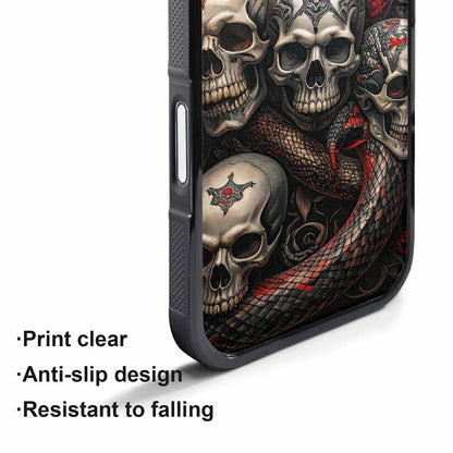 iPhone 17 Air Case — Skull Dark Art Gothic Print Gothic, Original Design Phone Case