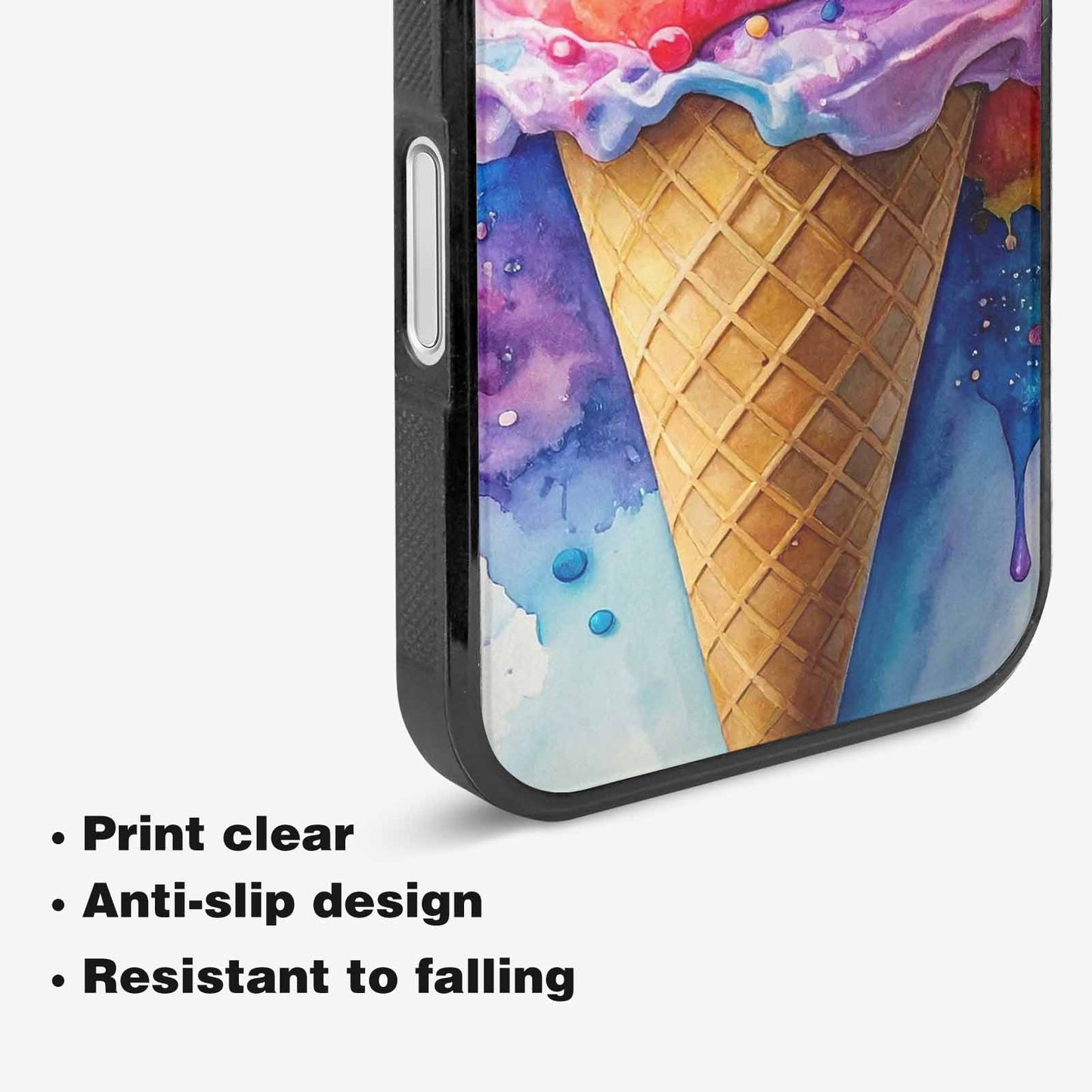 iPhone 16 Plus Case — Melting Icecream Collage, Original Design Phone Case