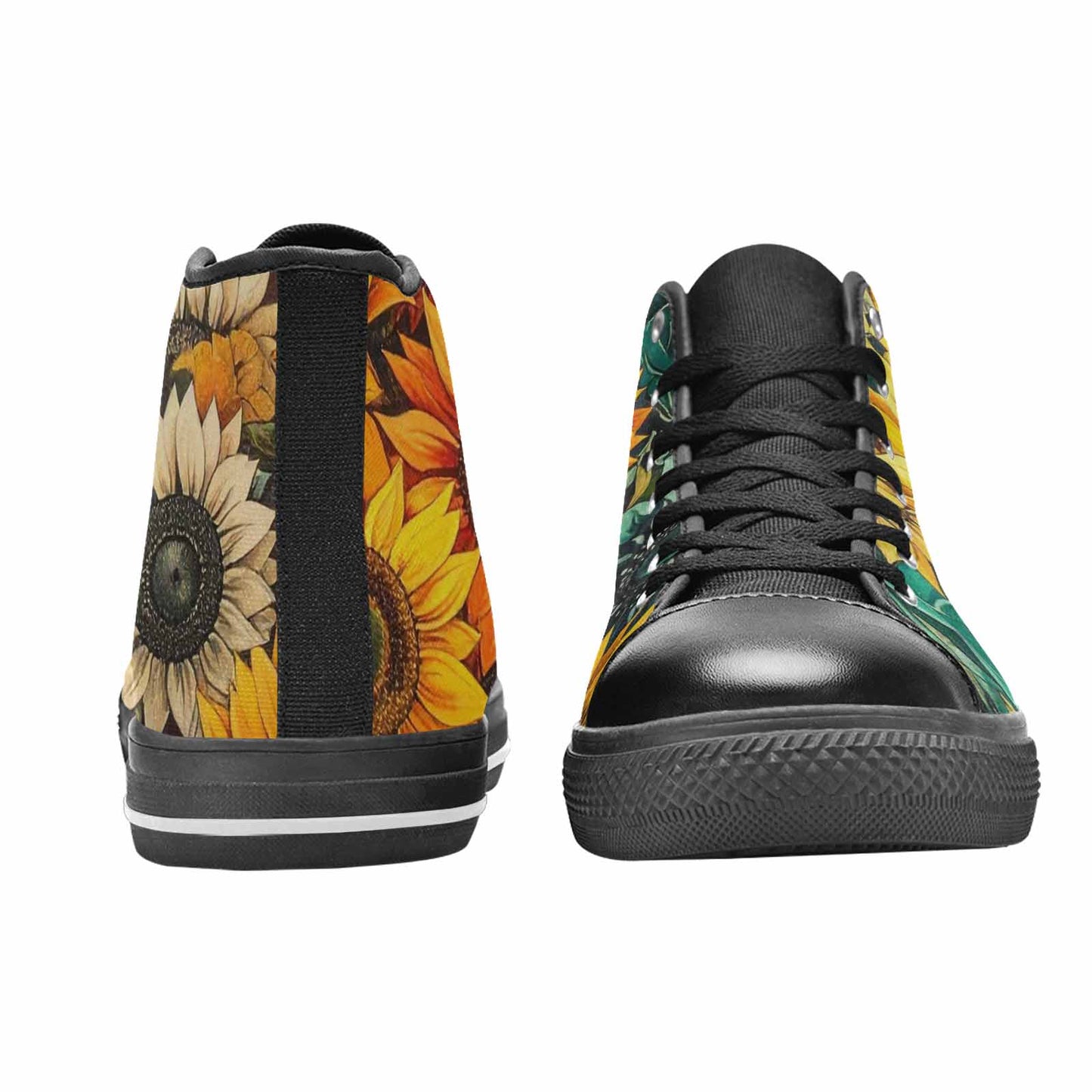 WOMEN'S Blend Melt Them High Top Canvas Grunge Custom Sneakers