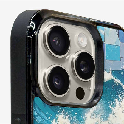 iPhone 16 Pro Max Case — Wave Crest Splash Wave Crest Splash, Custom Print Case Cover