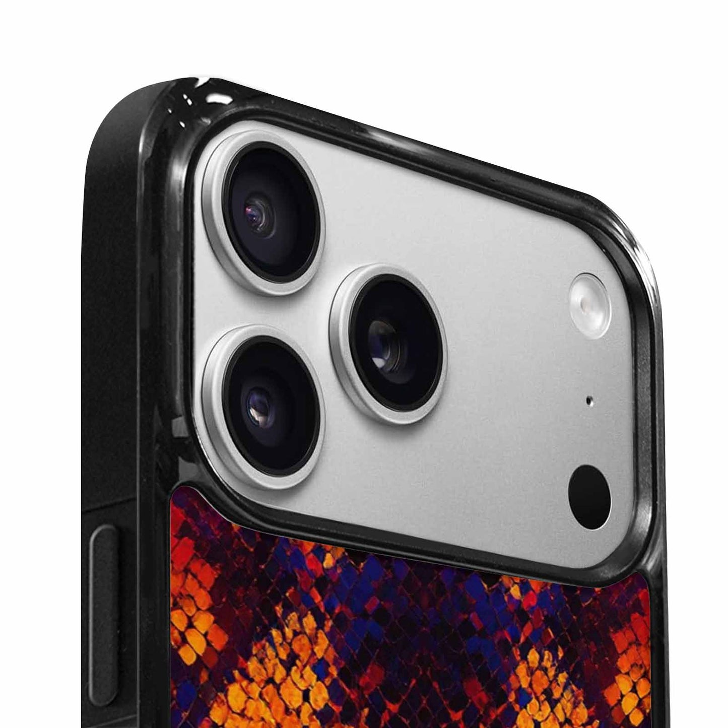 iPhone 17 Pro Case — Snake Print Dark Seamless Pattern Animal, Original Design Phone Case