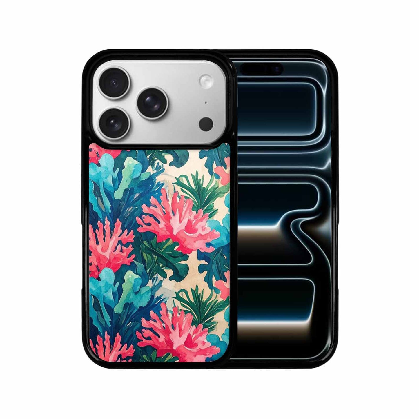 iPhone 17 Pro Case — Seamless Tileable Pattern Of Overlapping Camo, Custom Art Phone Cover