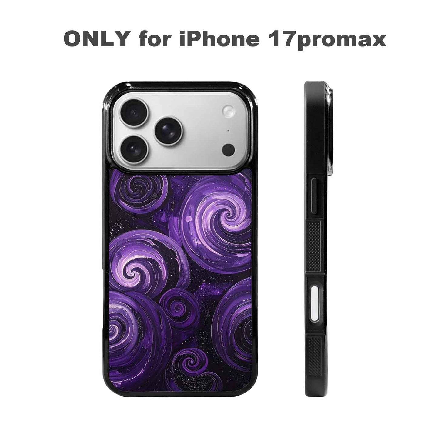 iPhone 17 Pro Max Case — Seamless Repeating Pattern Of Galaxy Space, Custom Made Phone Cover