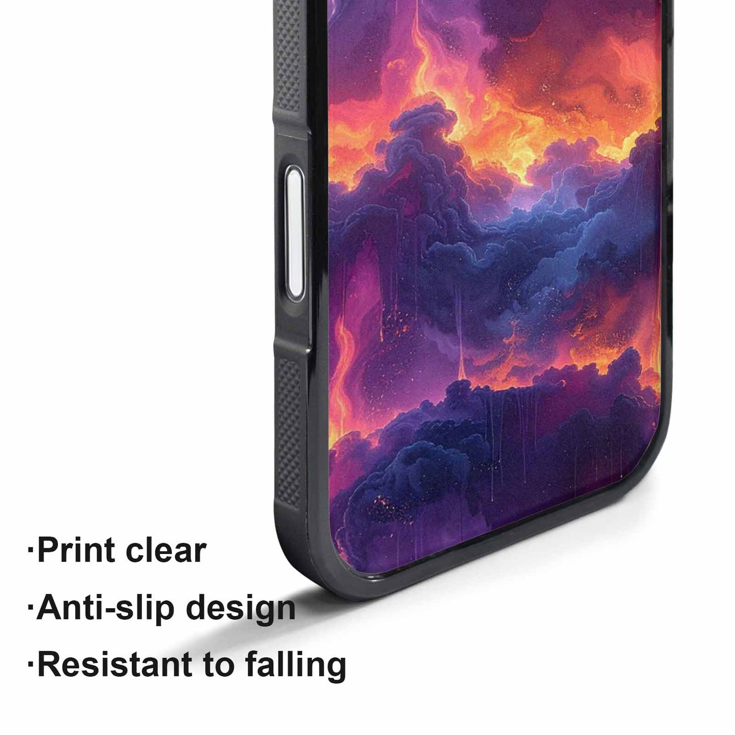 iPhone 17 Pro Max Case — Seamless Tileable Pattern Of Galaxy Space, Customized Protective Case