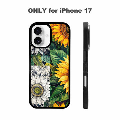 iPhone 17 Case — Small Sunflower Pattern, Randomly Floral, Customized Protective Case