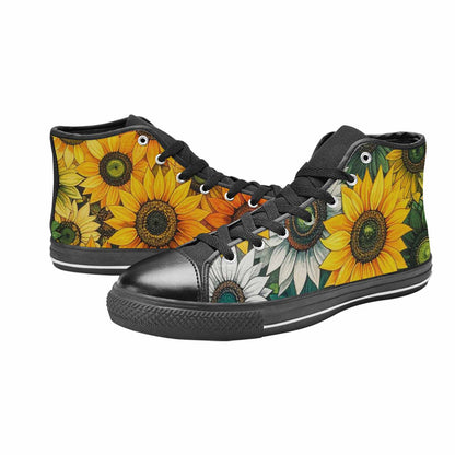 MEN'S Blend Melt Them High Top Canvas Neon Fantasy Custom Shoes