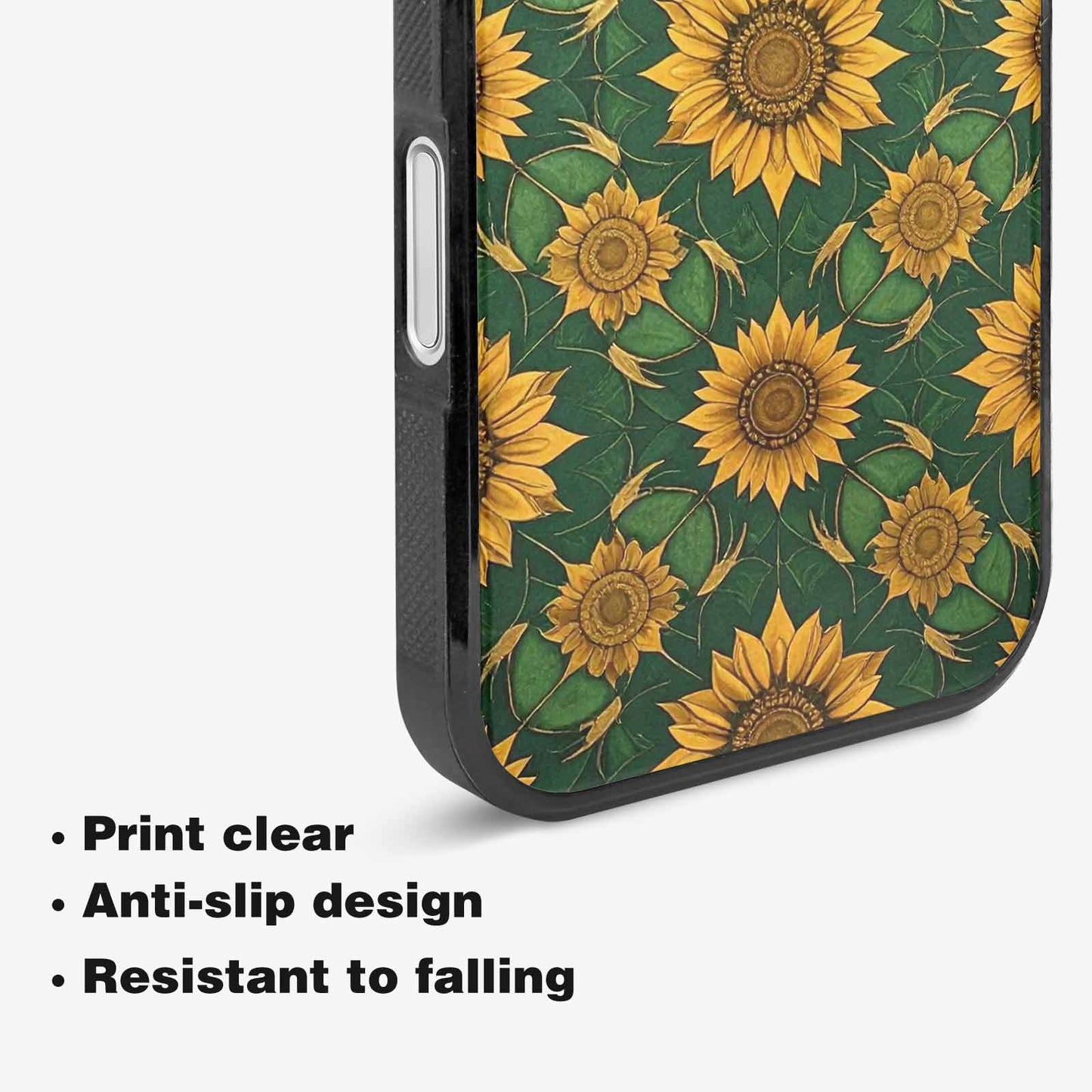 iPhone 16 Plus Case — Sunflower Mandala Kaleidoscope, Custom Print Case Cover