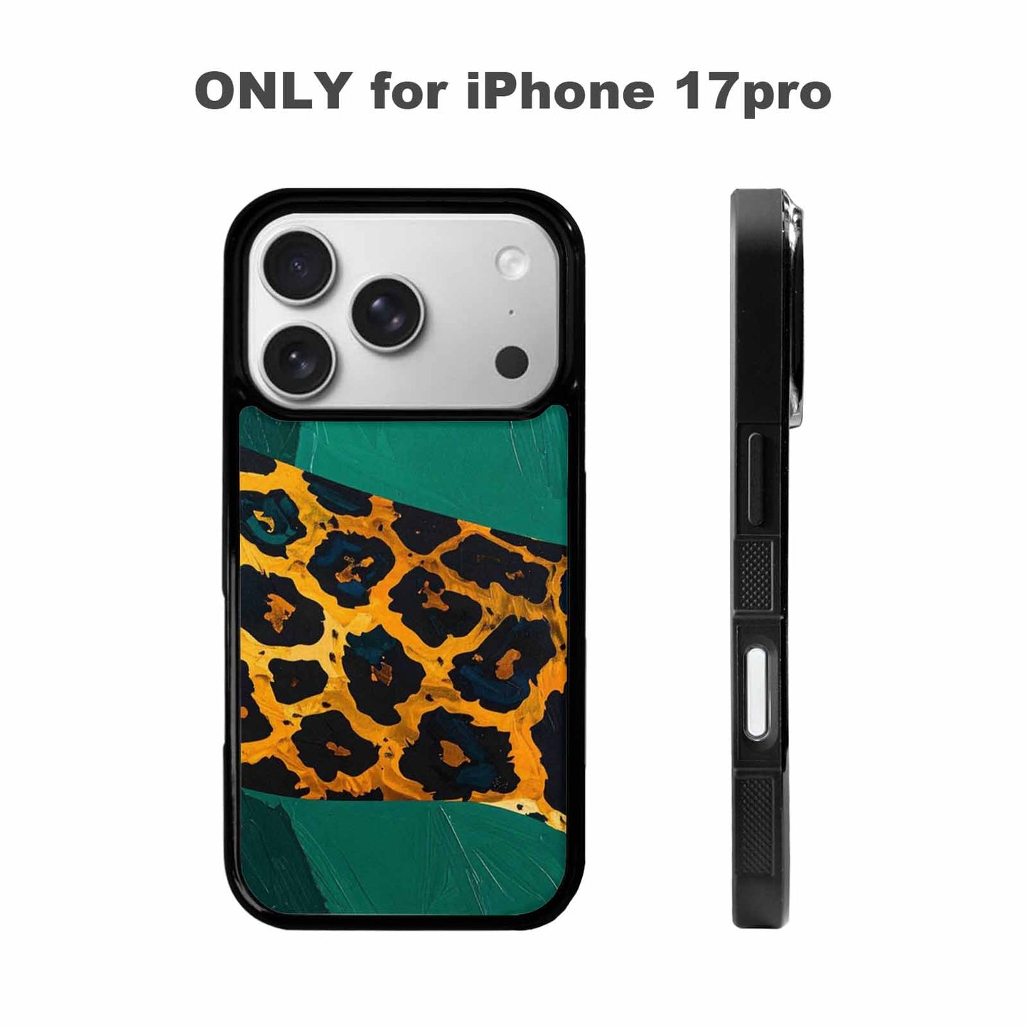 iPhone 17 Pro Case — Animal Print Leopard Wallpaper Pattern Animal, Original Design Phone Case