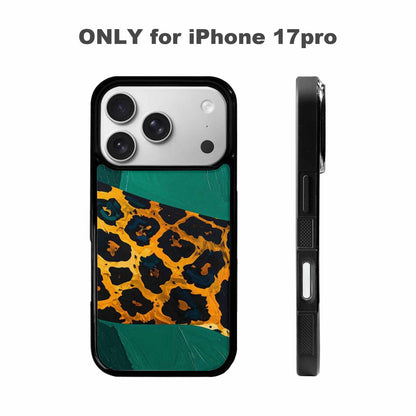 iPhone 17 Pro Case — Animal Print Leopard Wallpaper Pattern Animal, Original Design Phone Case