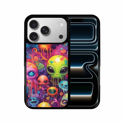 iPhone 17 Pro Case — Aliens Tie Dyemelting Aliens P Tie, Original Design Phone Case