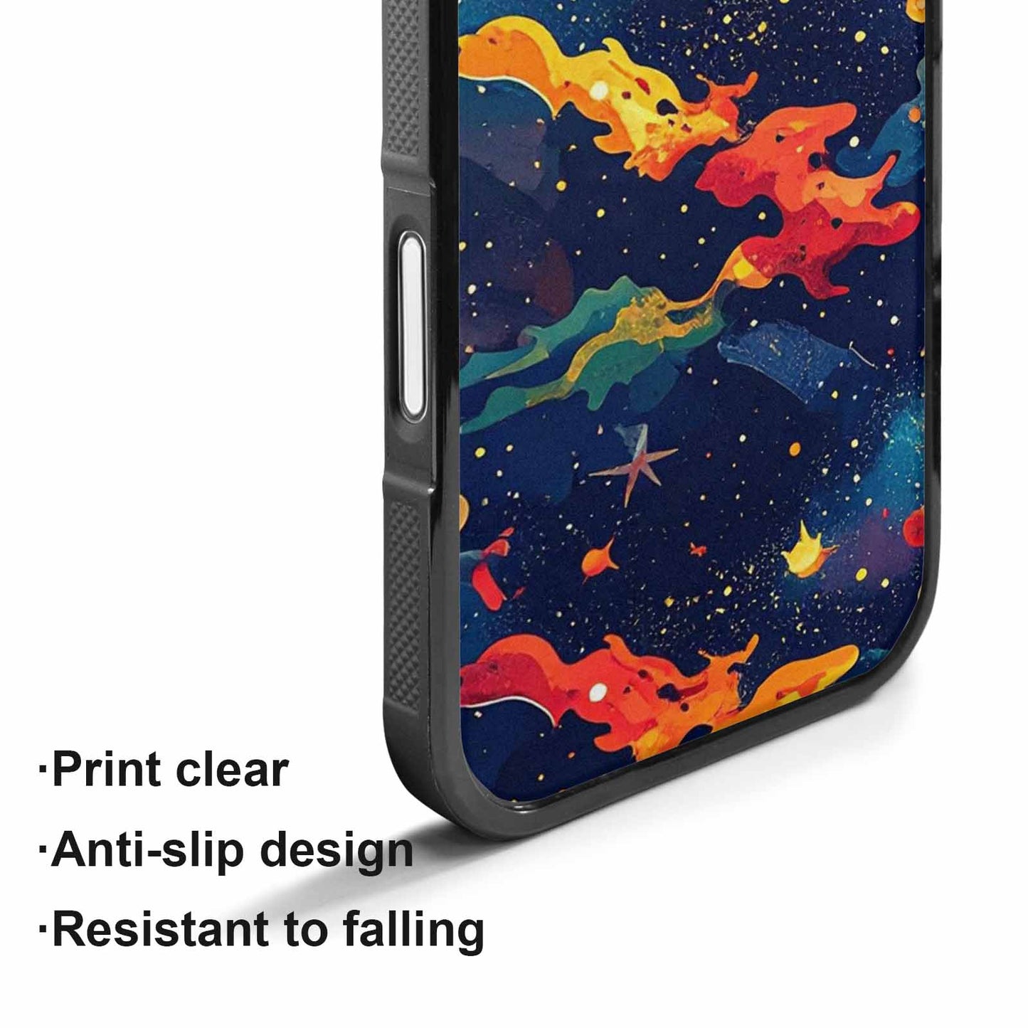 iPhone 17 Case — Cosmic Camo Harmony Galaxy Space, Custom Phone Case