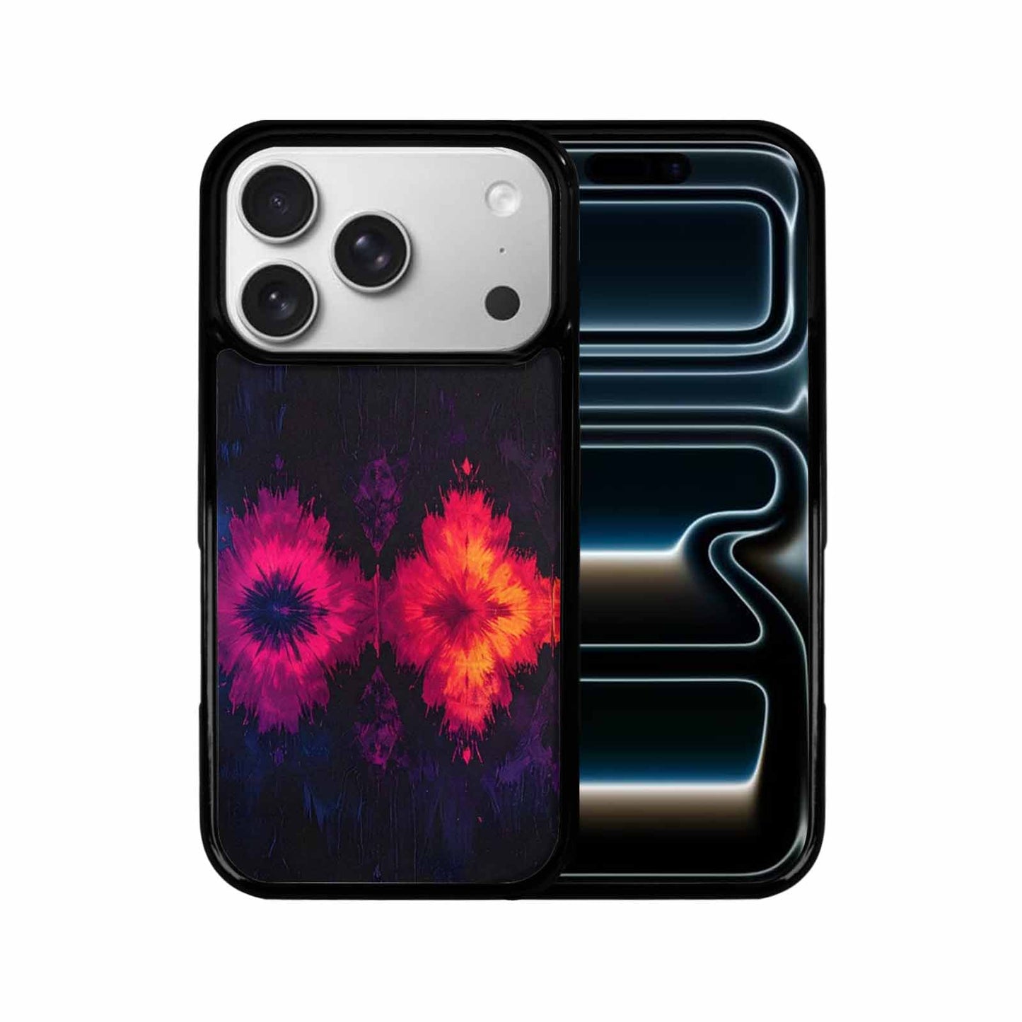 iPhone 17 Pro Case — Tie Dye Dark Tie Dye, Custom Phone Case