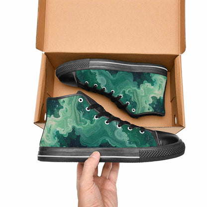 MEN'S Galaxy Art - High Top Canvas Y2K Sneakers