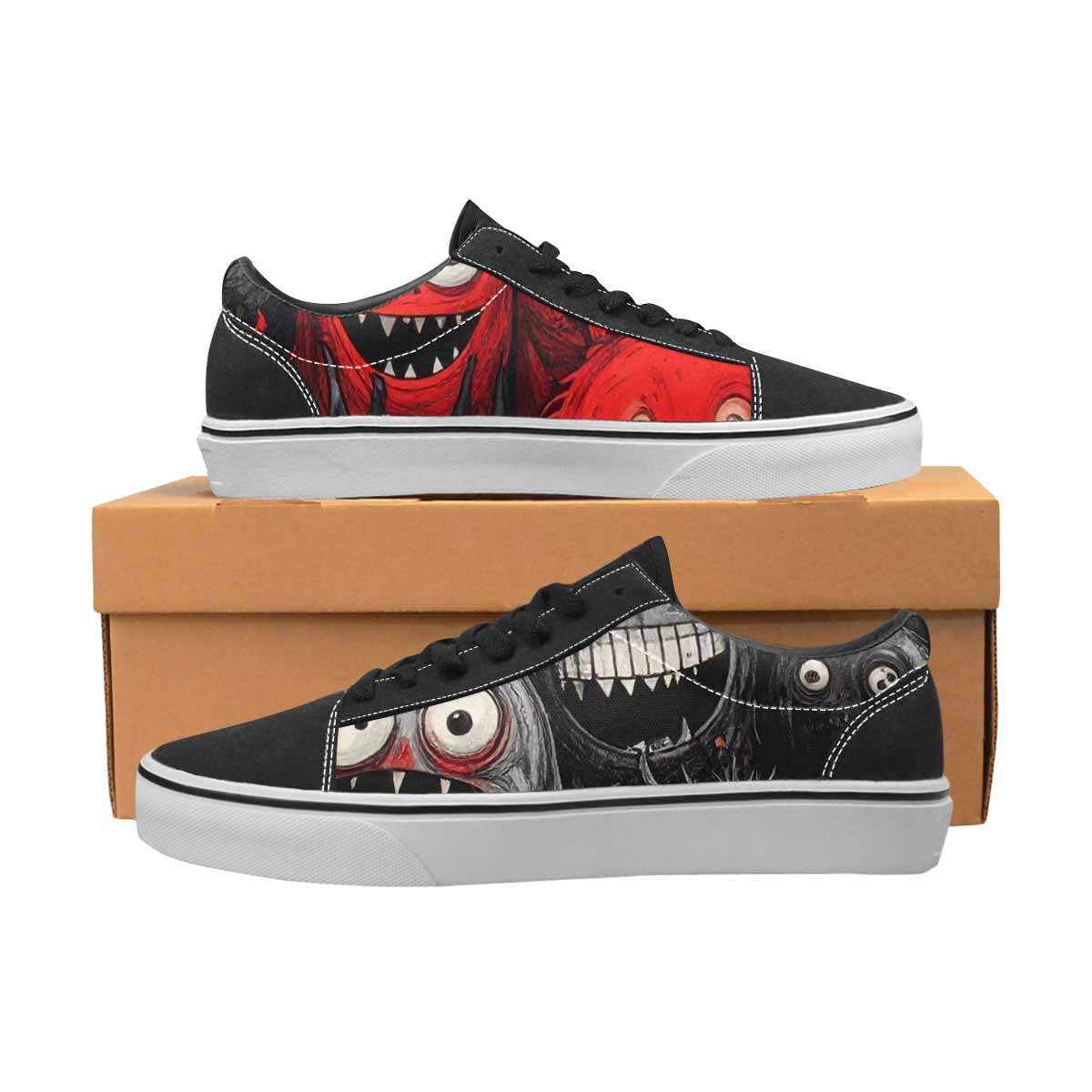 WOMEN'S Monsters (general) Lace-Up Canvas Dreamlike Shoes