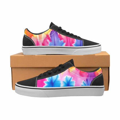 WOMEN'S Tie Dye Drip Canvas Lace-Up Dreamcore Sneakers