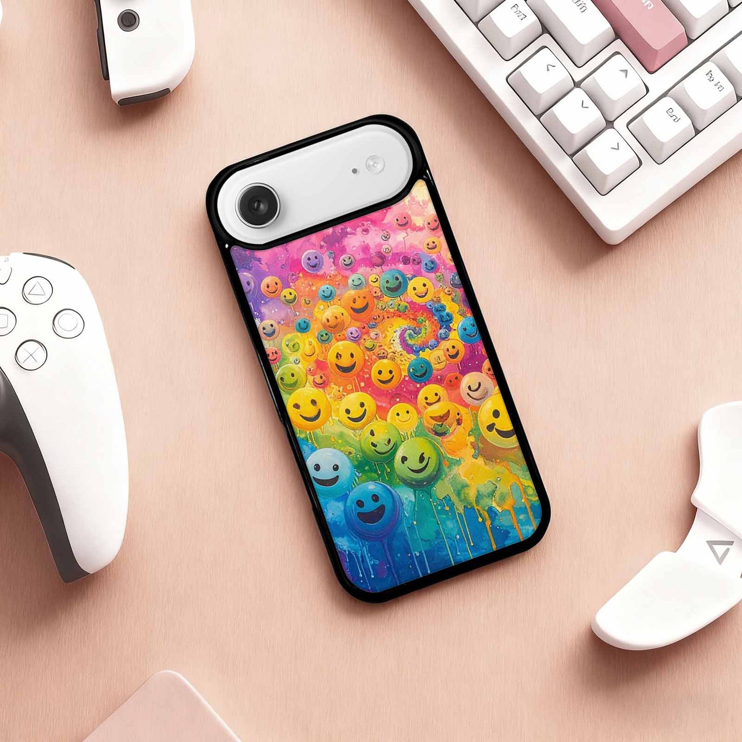 iPhone 17 Air Case — Smiley Facessmiley Faces Tie D Original, Custom Made Phone Cover